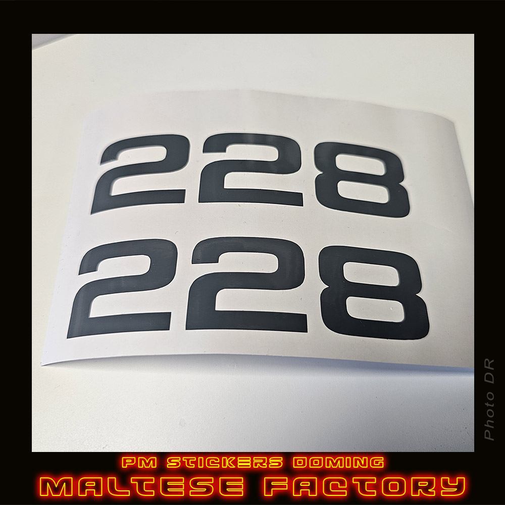 maltese factory pm stickers doming white shark 228