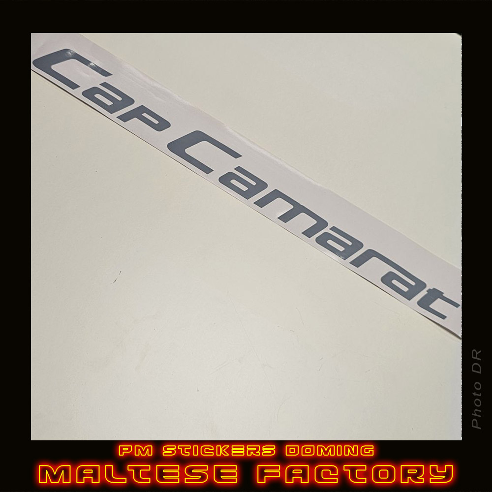 Maltese factory pm sticker cap camarat console